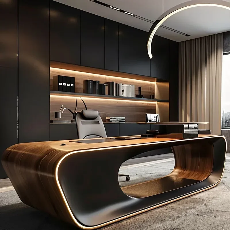 Office Furniture High End - Computerbureau Moderne eenvoud Licht luxe en