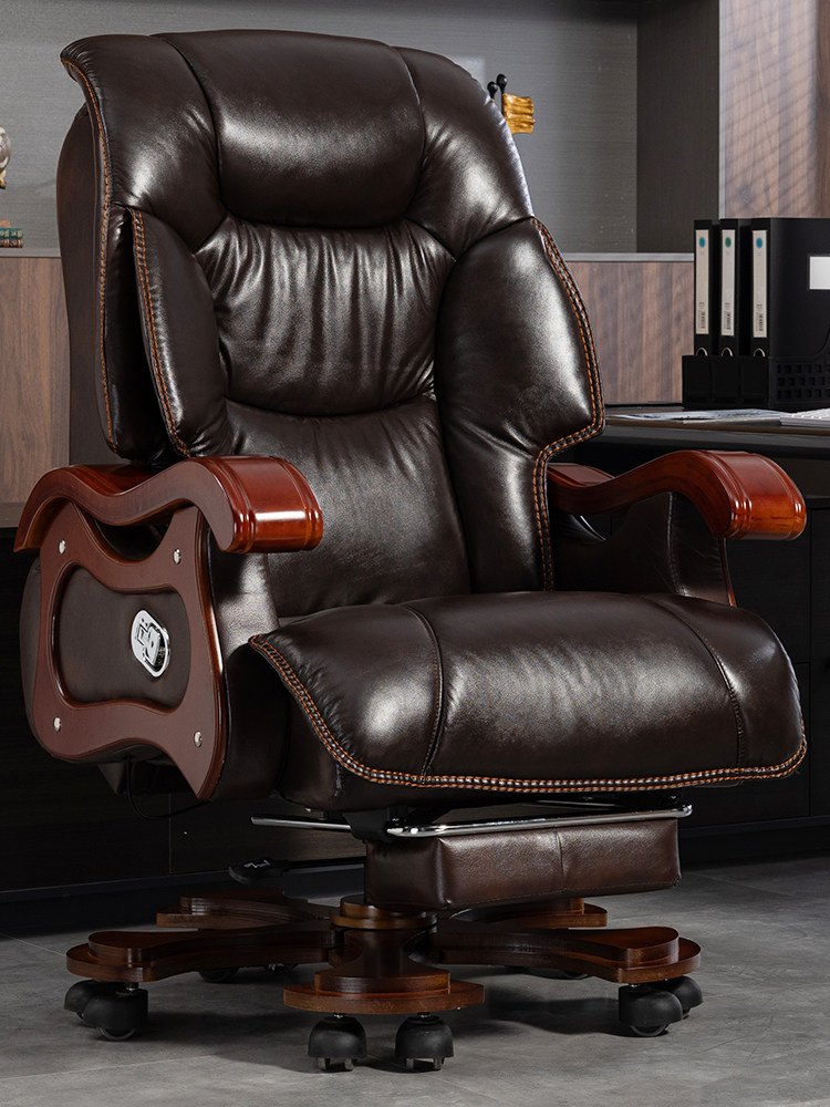 Office Furniture High End - Presidentiële bureaustoel luxe zakelijke klaslokaalstoel lederen
