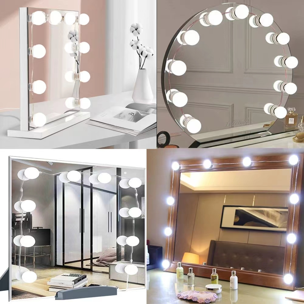 Office Furniture Modern - LED-lichtpasta spiegel make-up gloeilampen, make-upspiegel ijdelheid
