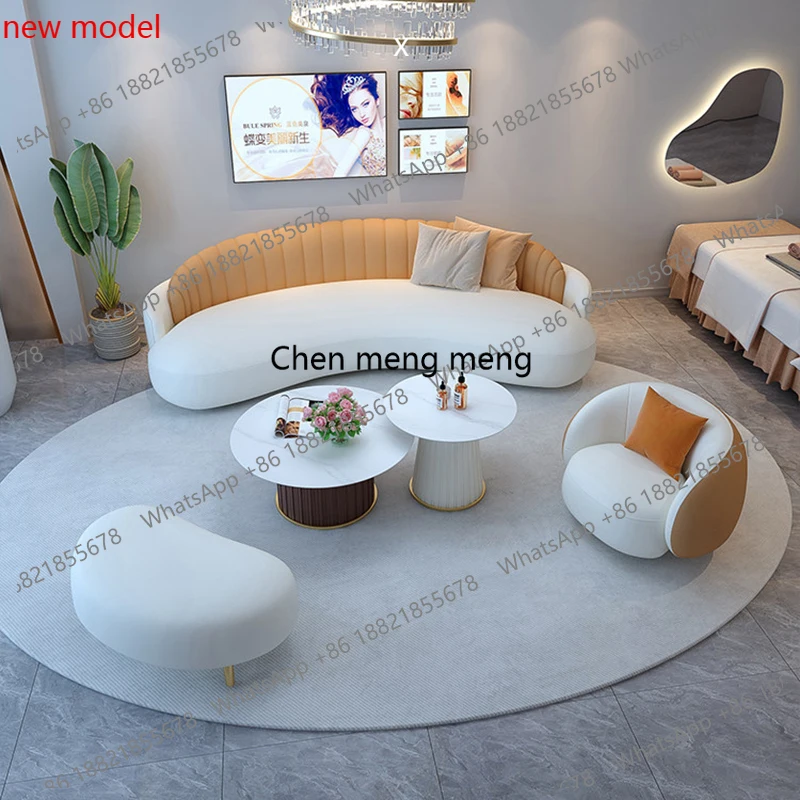 Office Furniture High End - AB03Nordic Creatieve Kantoorbank Moderne Schoonheidssalon Hotellobby