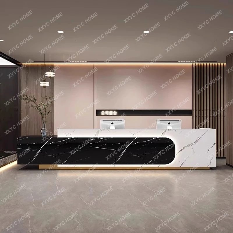 Office Furniture High End - Luxe kassabureaus Moderne schoonheidssalon Hoogwaardige receptiebureaus