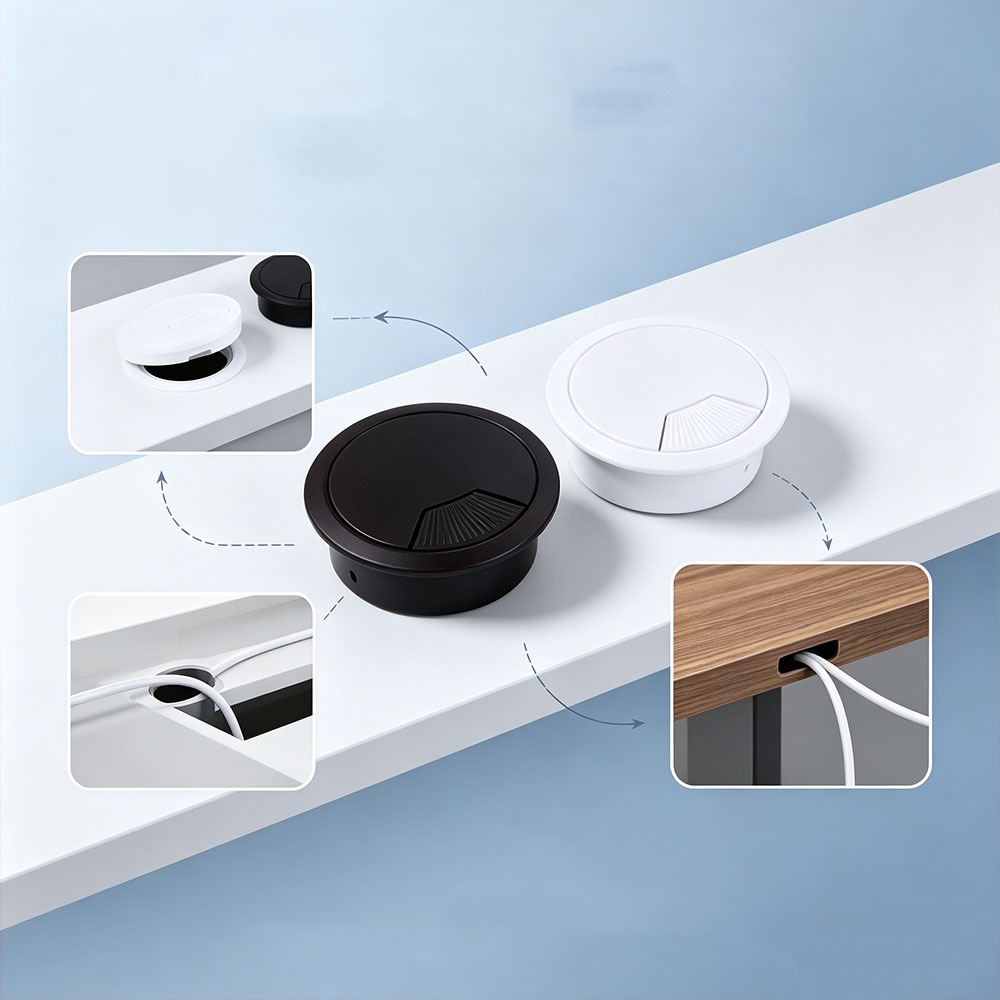 1-10 stuks ronde desktop-draad - Office Furniture And Desks recensie en prijs