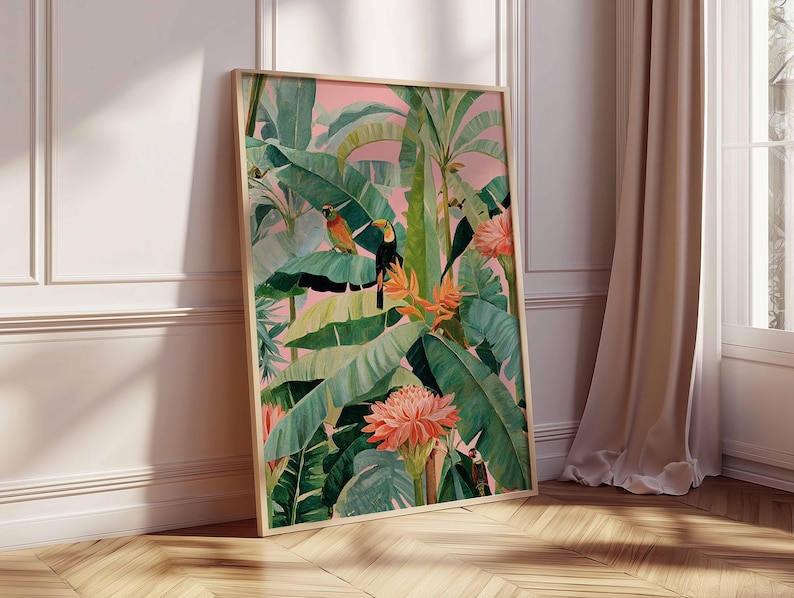 1pc Retro Tropische Canvas Pos - Office Furniture Modern recensie en prijs