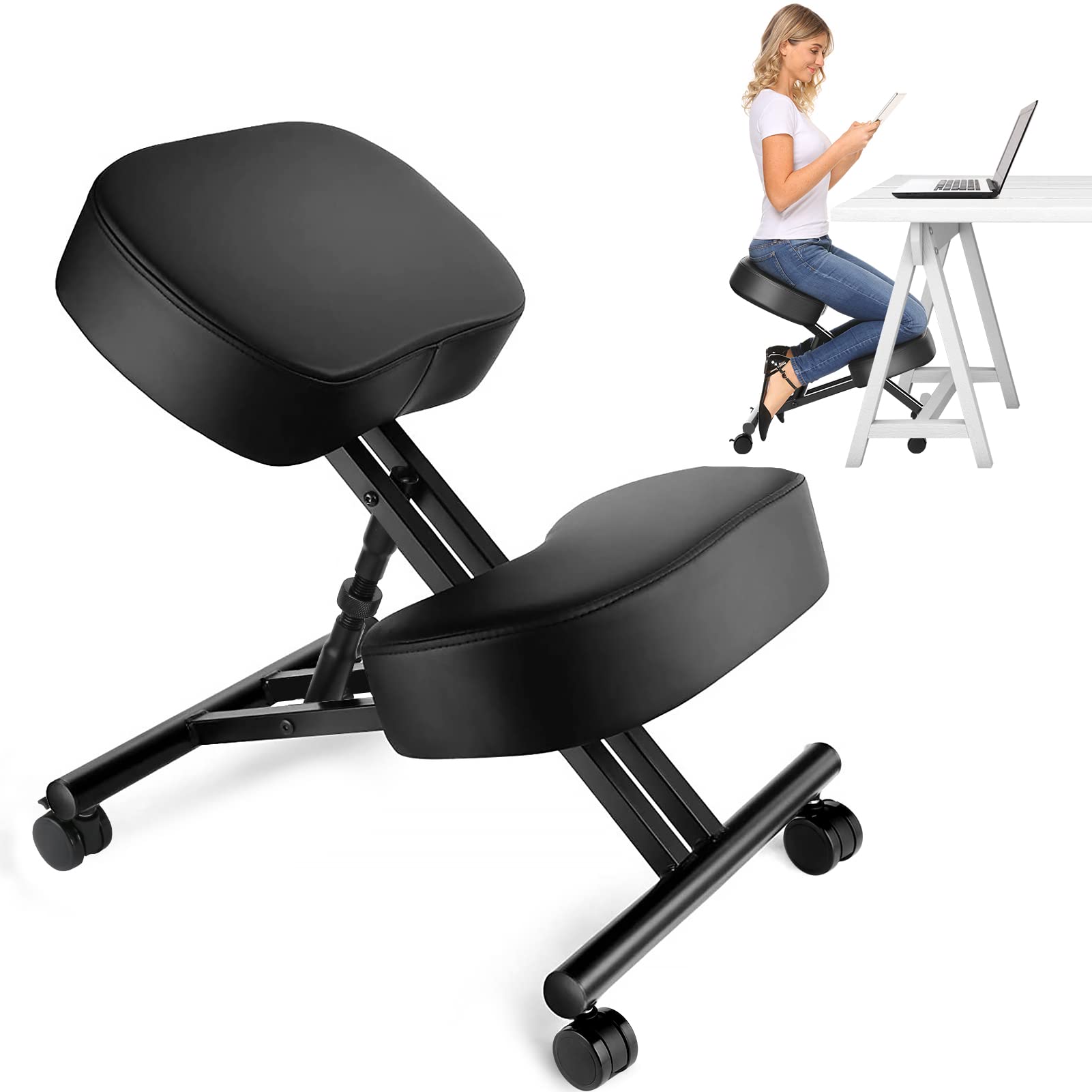 Ergonomische knielstoel voor k - Office Furniture Home recensie en prijs