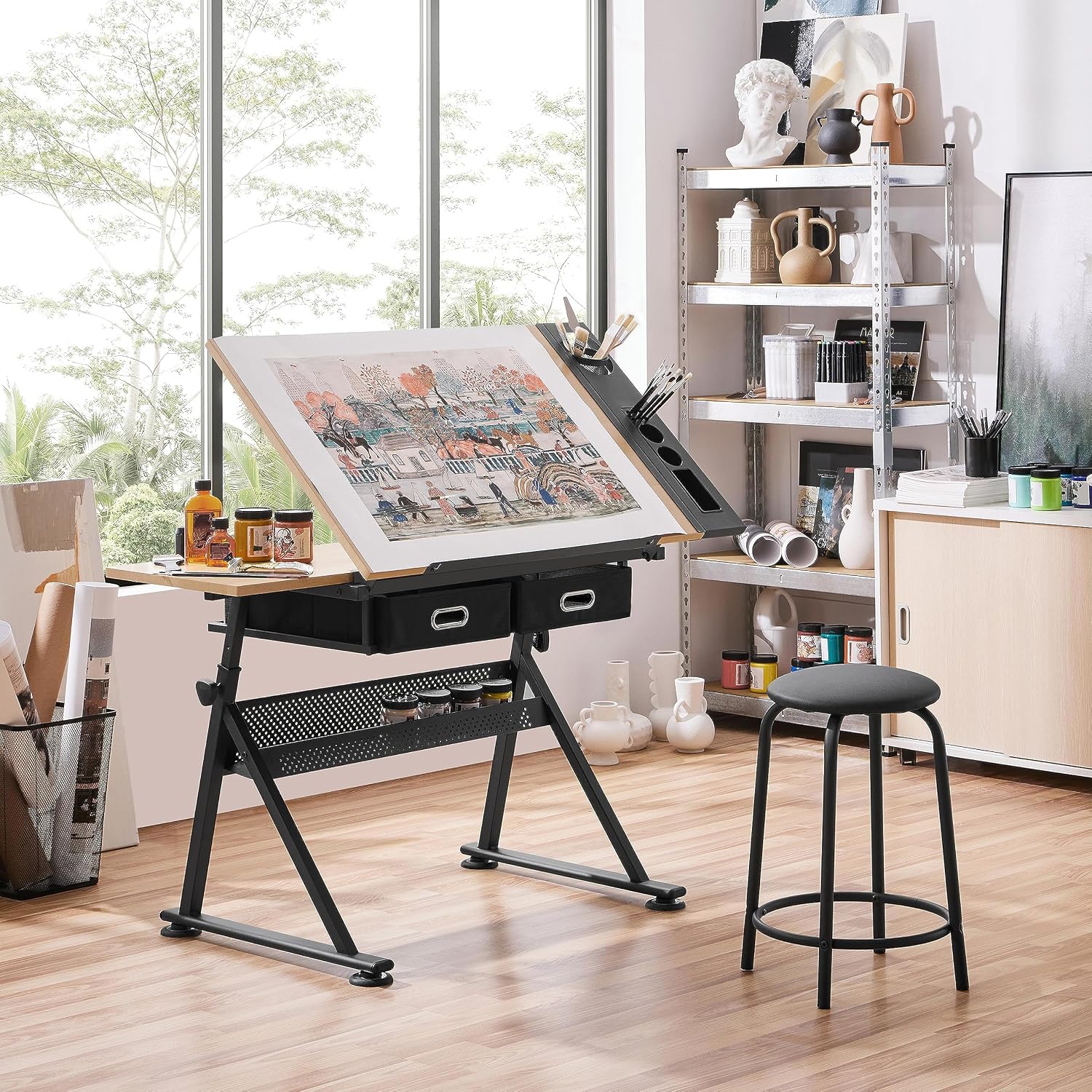 Verstelbare tekentafel met bij - Office Furniture Modern recensie en prijs
