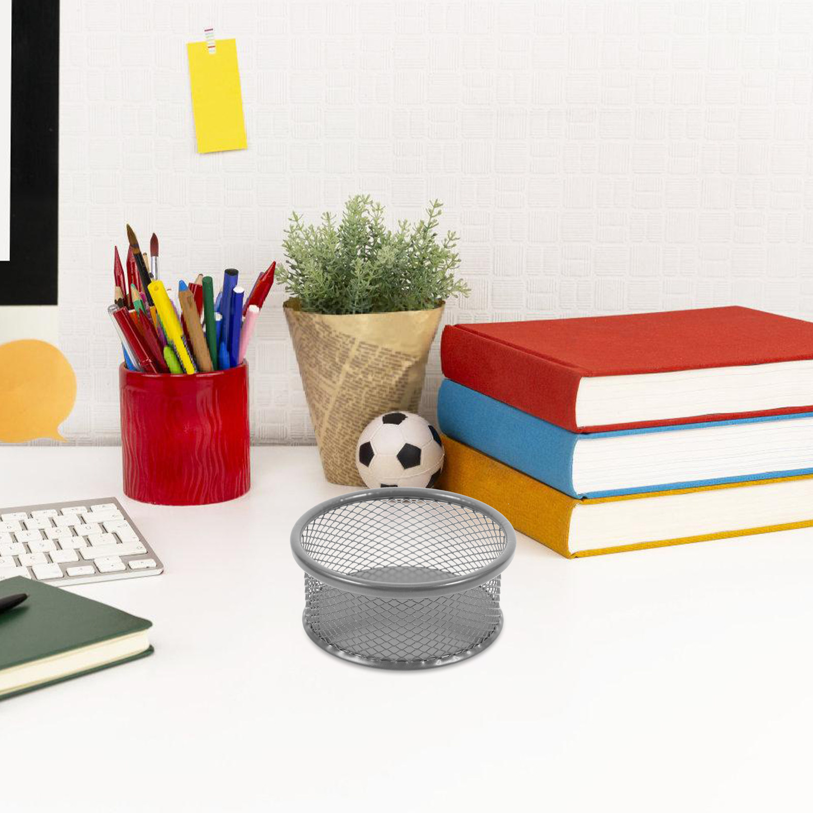 4-delige metalen papercliphoud - Paper Basket Mesh recensie en prijs