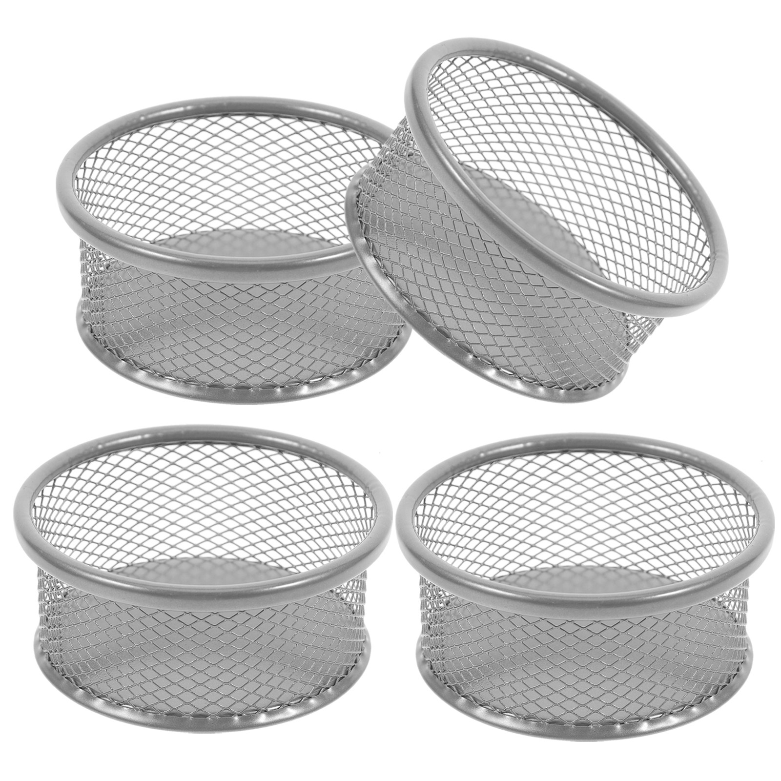 4-delige metalen papercliphoud - Paper Basket Mesh recensie en prijs