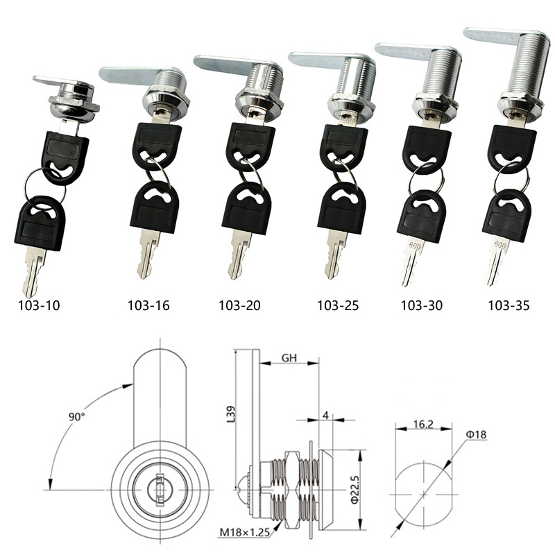 Nokkenvergrendeling Veiligheid - Office Furniture Hardware recensie en prijs
