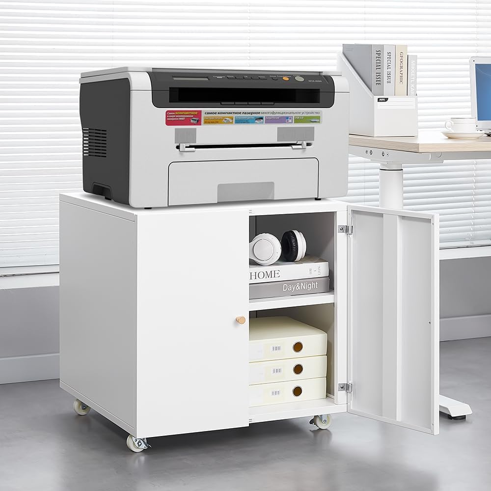 Metalen printerstandaard met a - Office Furniture Plan recensie en prijs